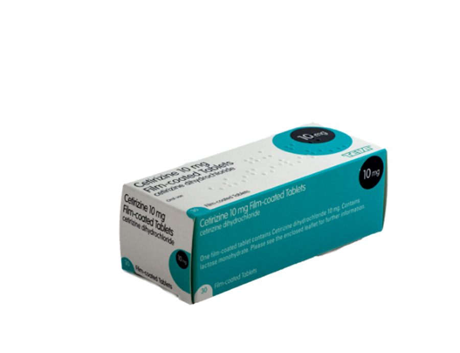 Cetirizine 10mg Film-coated Tablets - Image 3